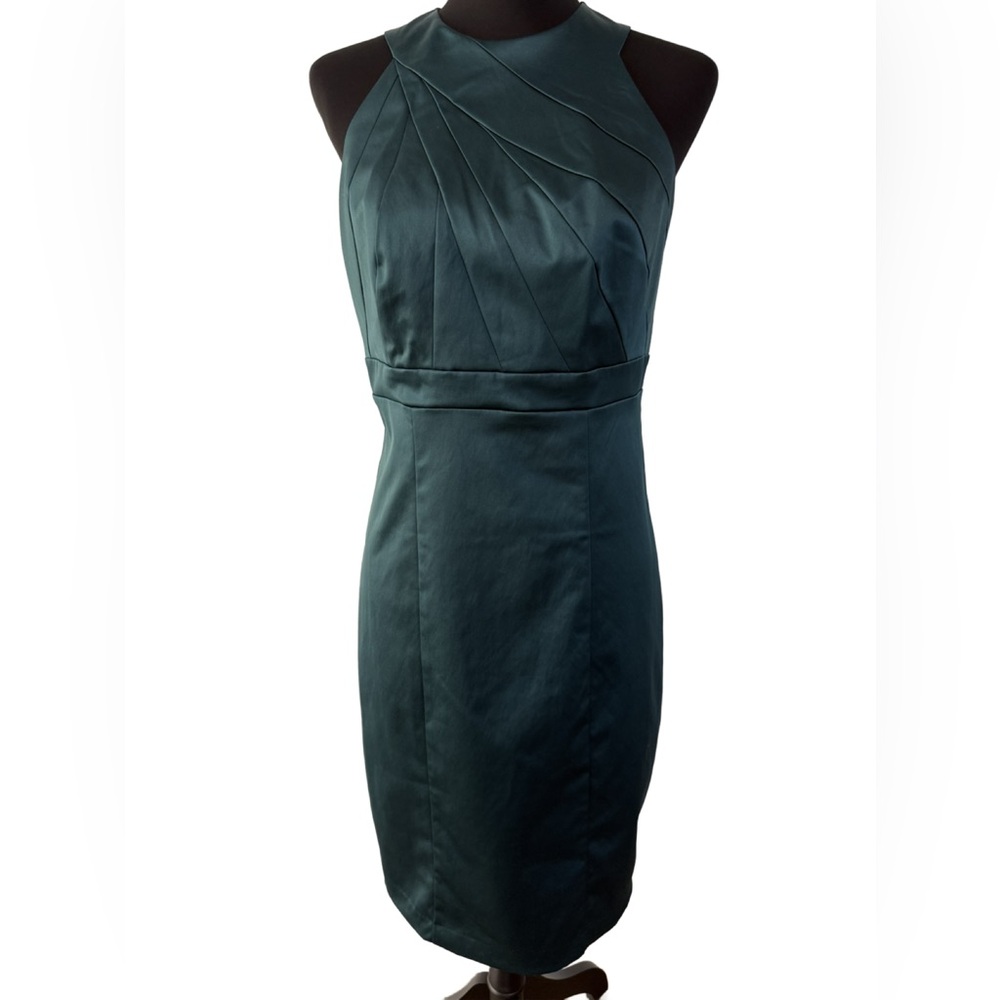 The Limited Strapless Dark Green Dress